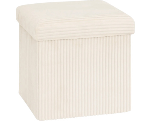 Tabouret avec texture côtelée