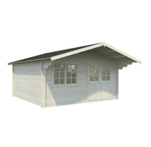 Abri de jardin en bois avec fenêtre et porte