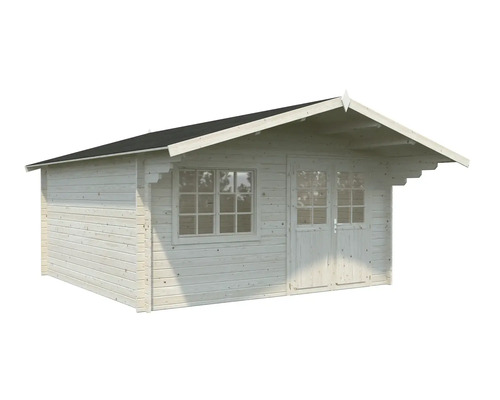 Abri de jardin en bois avec fenêtre et porte