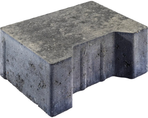 Pavé gris en béton