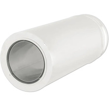 Un tuyau de poêle blanc unique.