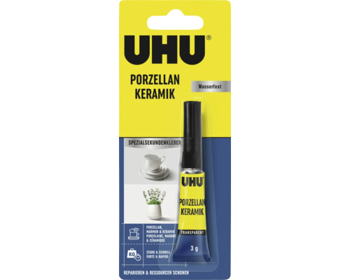 Uhu Porzellan Keramik Kleber 3 Gramm