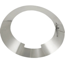 Rosace métallique pour gaine de tuyau