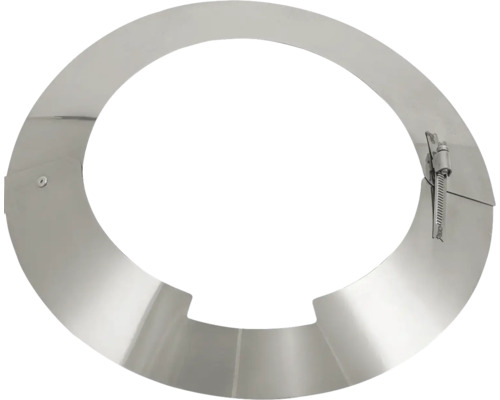 Rosace métallique pour gaine de tuyau