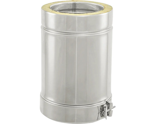 Edelstahl Kaminrohr mit Wärmedämmung