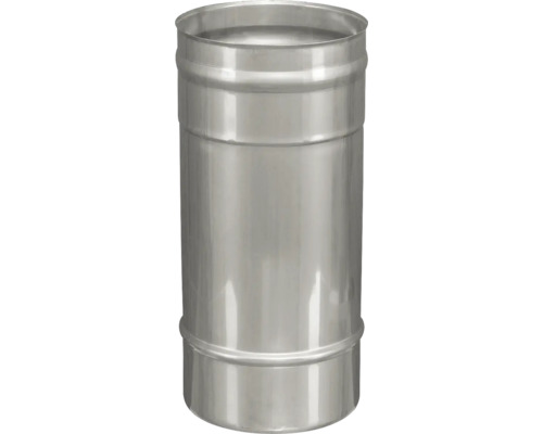 Rohrelement Ø130 für einwandiges Abgassystem 285 mm Edelstahlrohr für Ofen