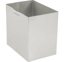 Jardinière rectangulaire en métal avec poignées