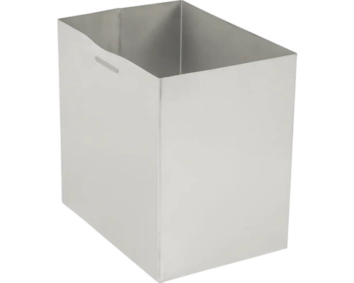 Jardinière rectangulaire en métal avec poignées