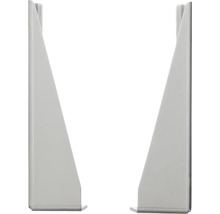 Regalwinkel aus Metall, zwei Stück