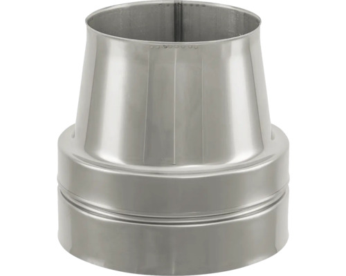 Edelstahl Übergangsstück für Ofenrohre
