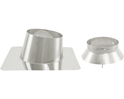 Edelstahl-Dachdurchführung für Ofenrohre