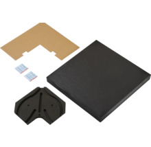 Eckregal mit Montagezubehör