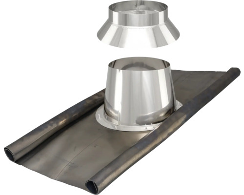 Dachdurchführung aus Blei mit Aufsatz für die Dachentlüftung