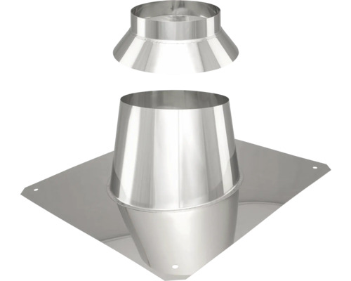 Solin de toit de conduit de cheminée en acier inoxydable avec chapeau de pluie