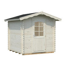 Abri de jardin en bois avec porte et fenêtres