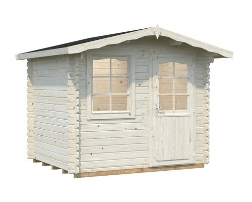 Gartenhaus aus Holz mit Fenster und Tür