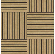 Holzpaneel Design mit vertikalen und horizontalen Ausrichtungen