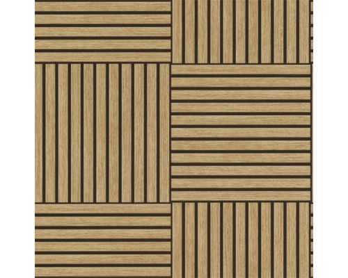 Holzpaneel Design mit vertikalen und horizontalen Ausrichtungen