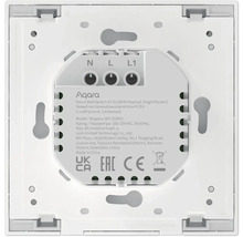 Aqara Smart Wall Switch H1 EU vue arrière avec connexions