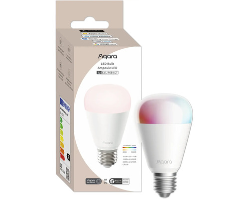Ampoule LED Aqara avec culot E27 et rendu des couleurs RGB CCT, emballage inclus