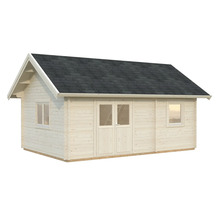 Gartenhaus aus Holz mit Fenster und Doppeltür