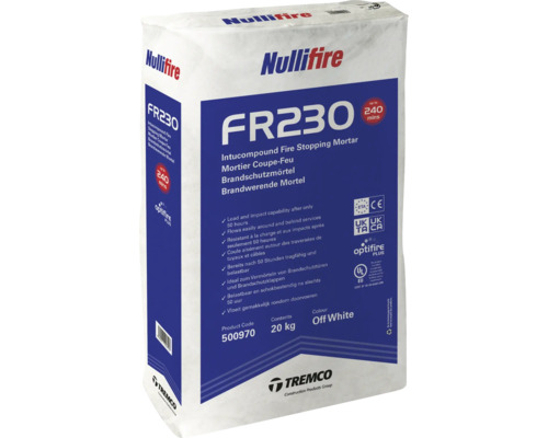 Nullifire FR230 Brandschutzmörtel, 20 kg Sack