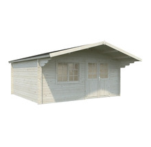 Abri de jardin en bois avec fenêtre et double porte