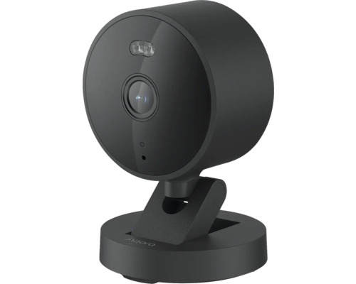 Schwarze Überwachungskamera mit Standfuß