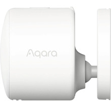Aqara Bewegungsmelder mit verstellbarer Wandhalterung und Aqara Logo.