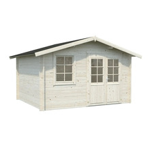 Abri de jardin en bois avec fenêtre et double porte