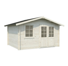 Abri de jardin en bois avec fenêtre et double porte