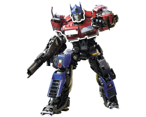 Figurine Optimus Prime avec arme