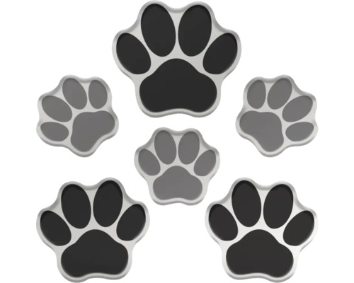 Motifs multiples d'empreintes de pattes de chien