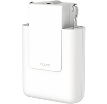 Logo Aqara sur une serrure de porte électronique avec crochet