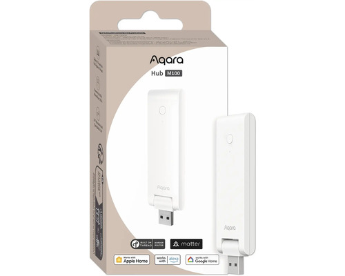Aqara Hub centrale M100 HM-G02D Aqara Hub M100 avec connexion USB pour systèmes Smart Home