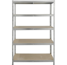 Étagère métallique avec cinq tablettes