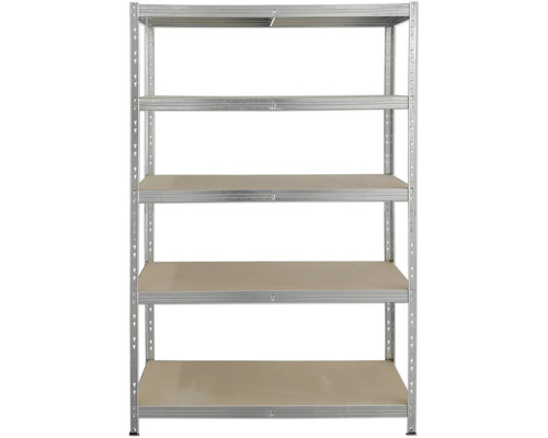 Étagère métallique avec cinq tablettes