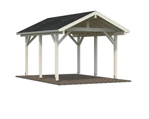 Holzcarport mit Dach