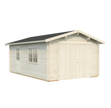 Holzgartenhaus mit Doppeltür und Fenster