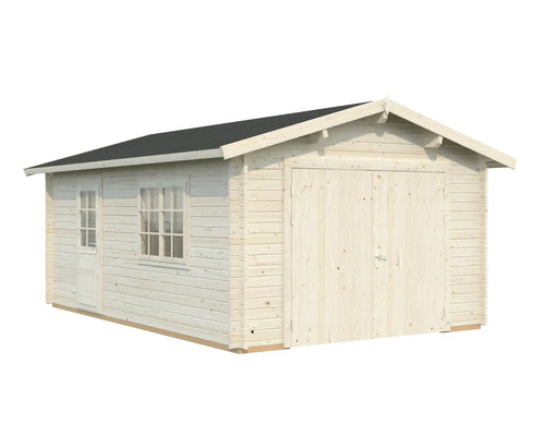 Holzgartenhaus mit Doppeltür und Fenster