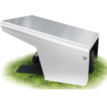 Rasenmähroboter Garage aus Metall