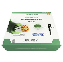 Kit d'installation grand Grimsholm Green pour robot tondeuse avec câble périphérique, piquets et bornes de connexion