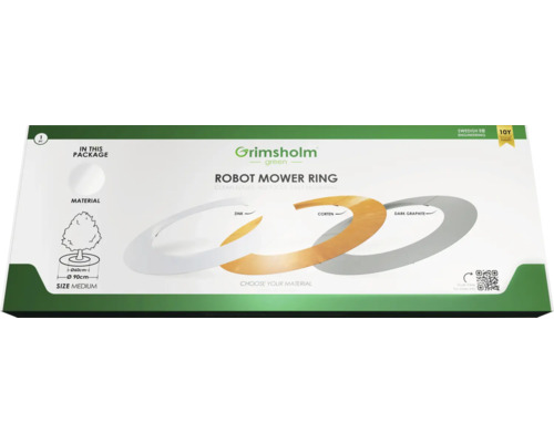 Grimsholm Green Robot Mower Ring, taille moyenne