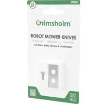 Lames de robot tondeuse Grimsholm, 12 pièces, compatibles avec Worx, Kress, Grouw et Landxcape