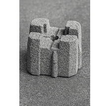 Pierre de coffrage grise sur un fond