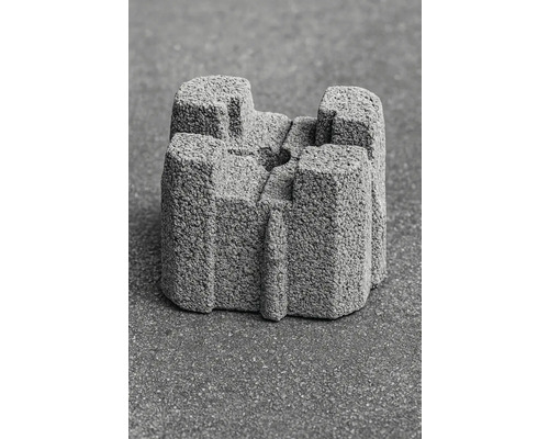 Pierre de coffrage grise sur un fond