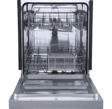 Geöffneter Geschirrspüler mit Geschirrkörben