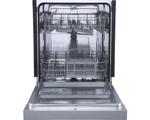 Offener Geschirrspüler mit Spülkörben