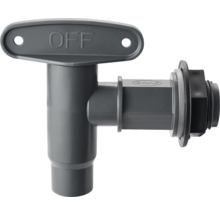 Robinet avec dispositif d'arrêt pour récupérateurs d'eau de pluie