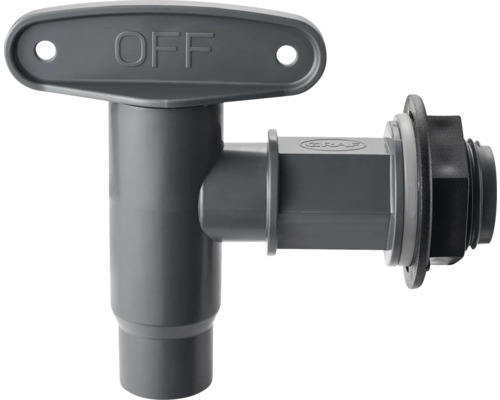 Robinet avec dispositif d'arrêt pour récupérateurs d'eau de pluie